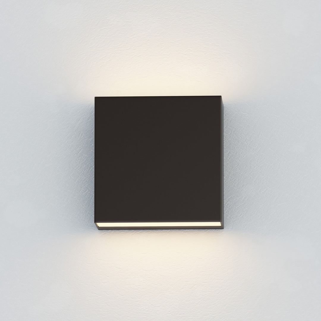 ET2 - E23224-BK - LED Outdoor Wall Sconce - Cubed - Black