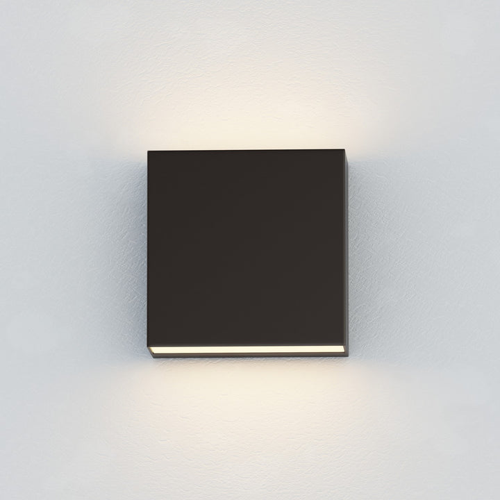 ET2 - E23224-BK - LED Outdoor Wall Sconce - Cubed - Black