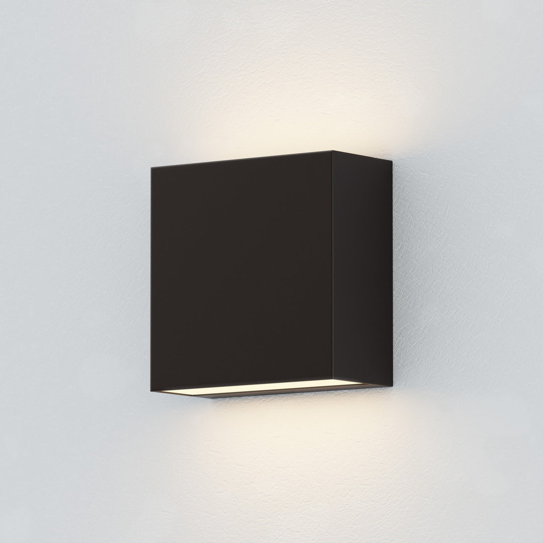 ET2 - E23224-BK - LED Outdoor Wall Sconce - Cubed - Black