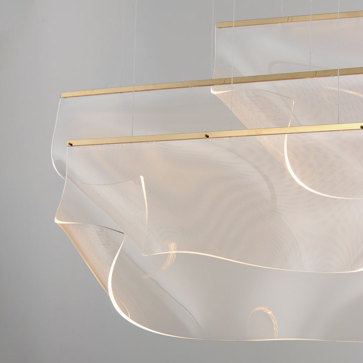ET2 - E24873-133FG - LED Pendant - Rinkle - French Gold