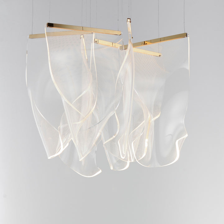 ET2 - E24875-133FG - LED Pendant - Rinkle - French Gold