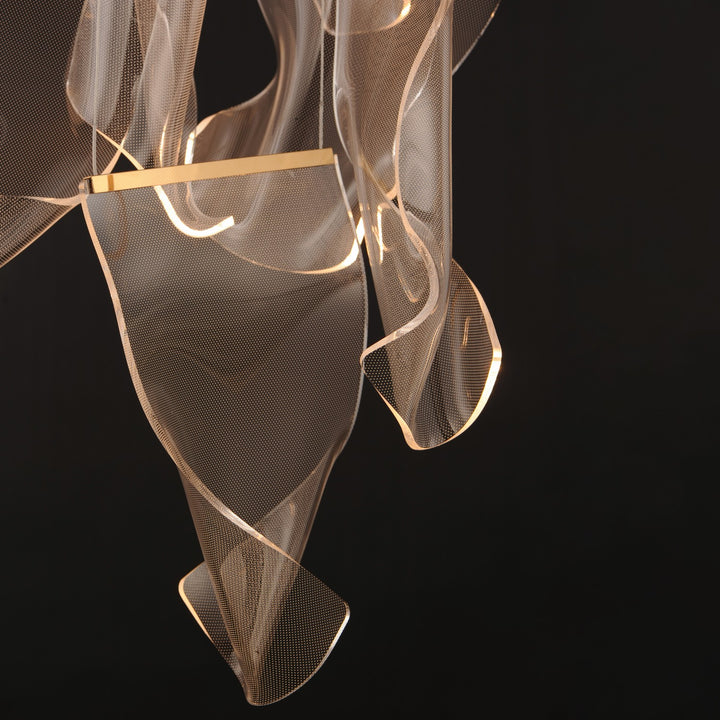 ET2 - E24875-133FG - LED Pendant - Rinkle - French Gold