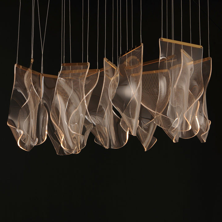 ET2 - E24878-133FG - LED Pendant - Rinkle - French Gold