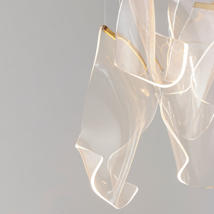 ET2 - E24878-133FG - LED Pendant - Rinkle - French Gold