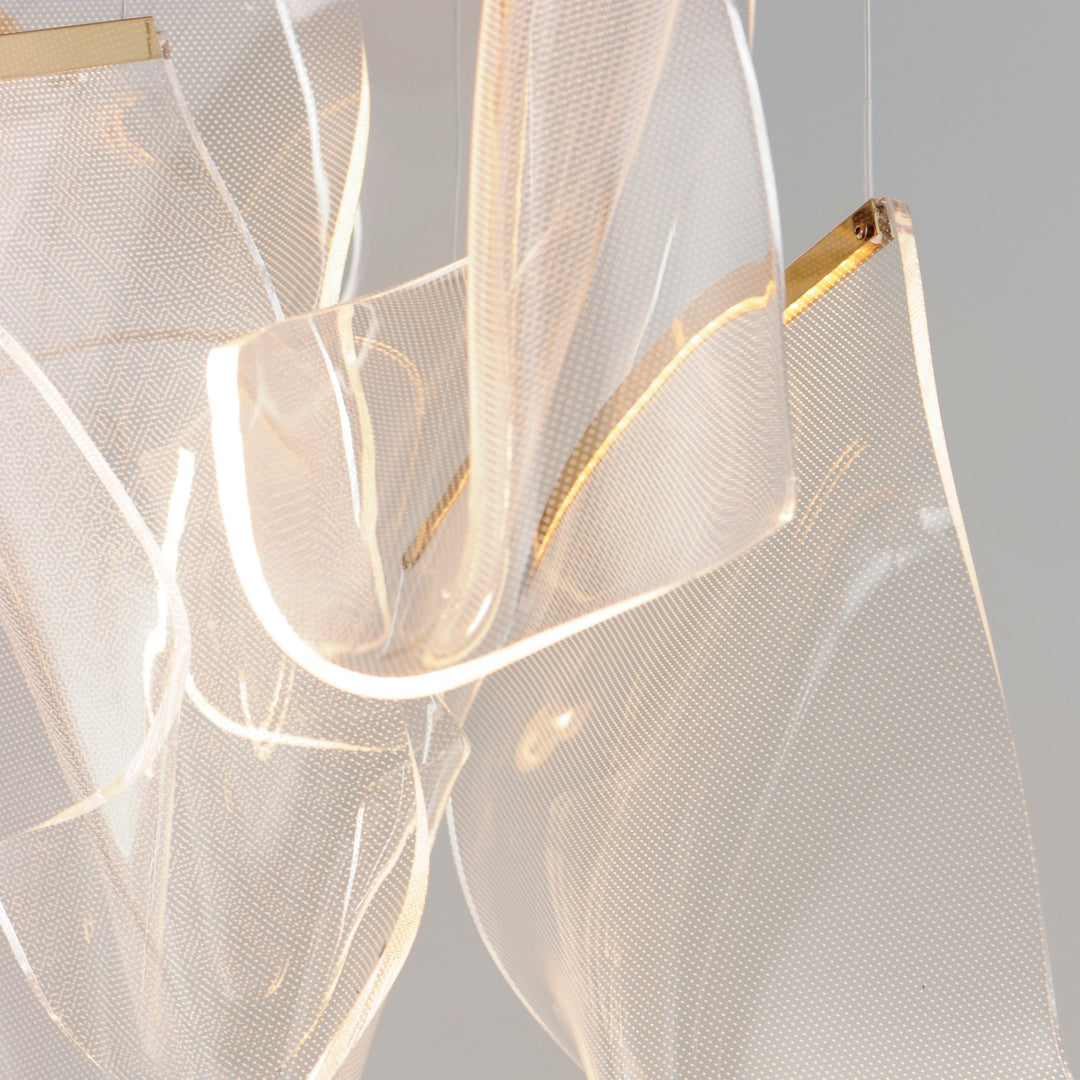 ET2 - E24880-133FG - LED Pendant - Rinkle - French Gold