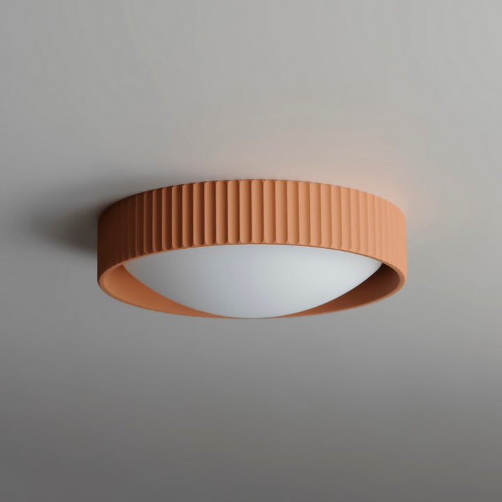 ET2 - E25051-TRC - LED Flush Mount - Souffle - Terra Cotta