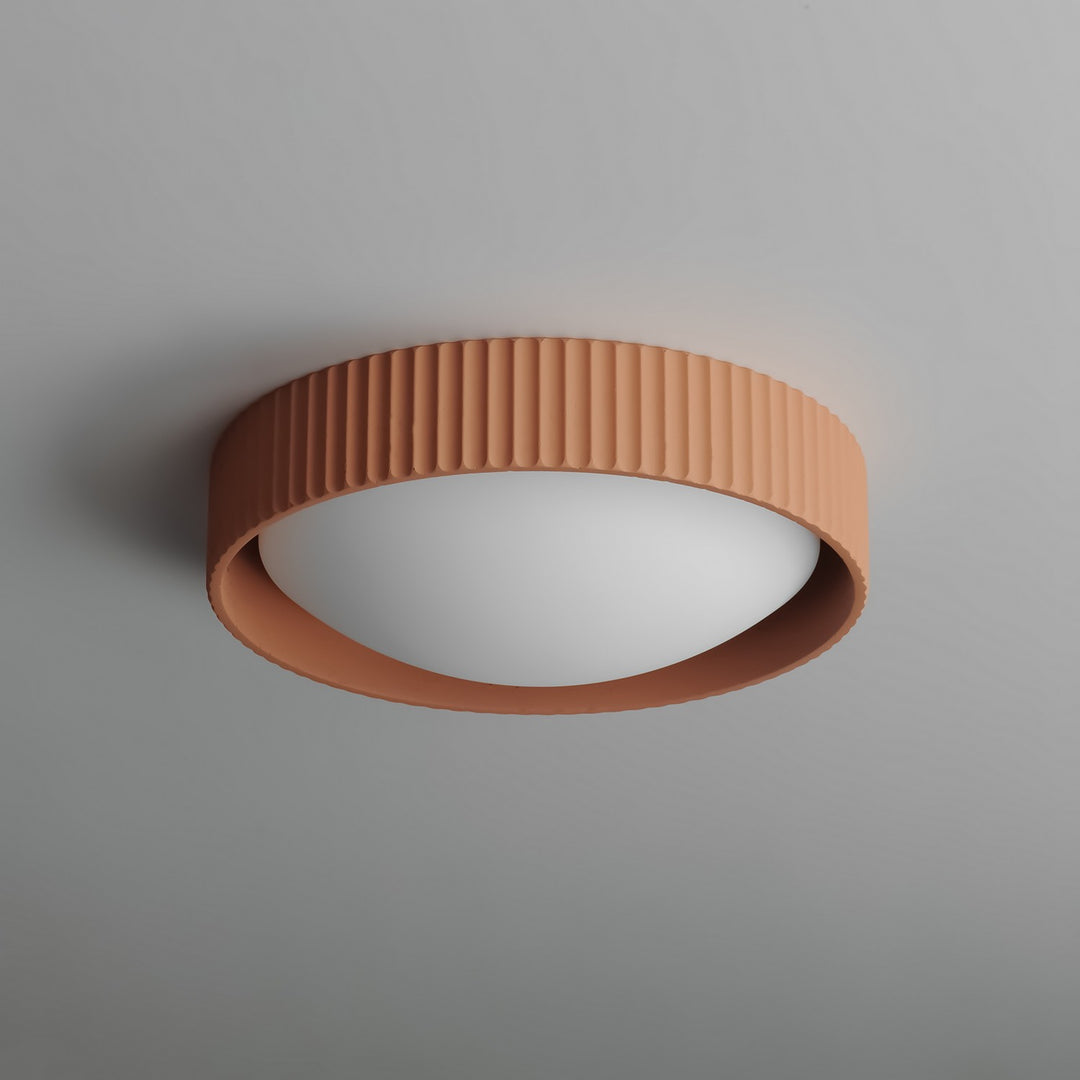 ET2 - E25051-TRC - LED Flush Mount - Souffle - Terra Cotta