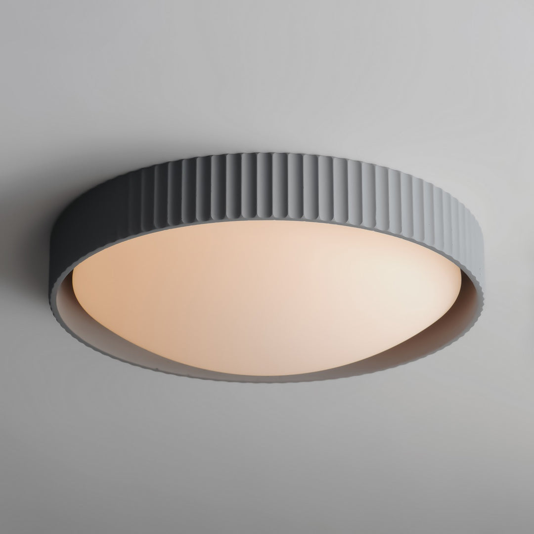 ET2 - E25058-GY - LED Flush Mount - Souffle - Gray