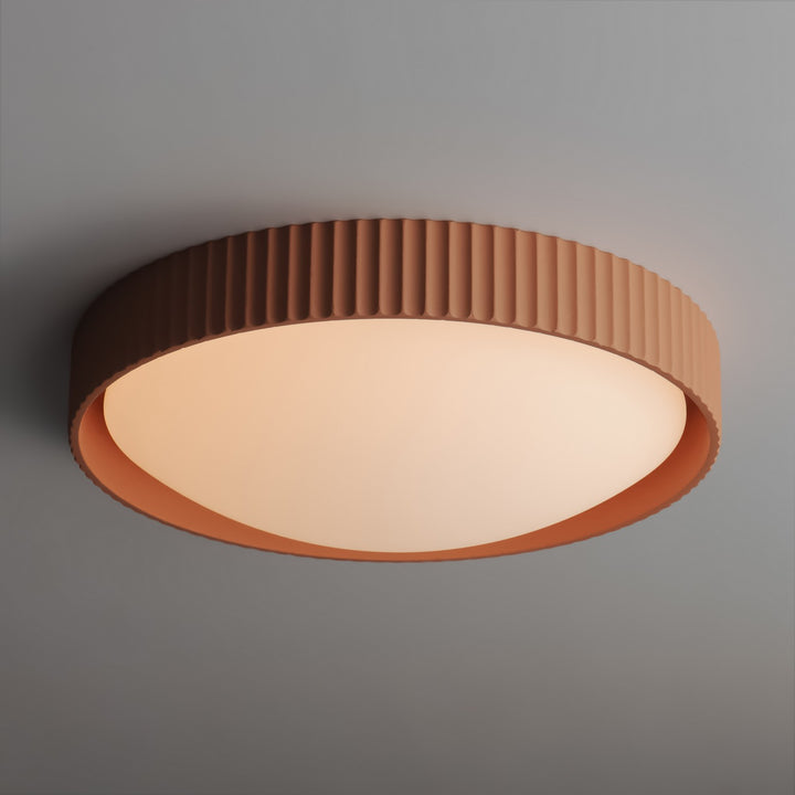 ET2 - E25058-TRC - LED Flush Mount - Souffle - Terra Cotta