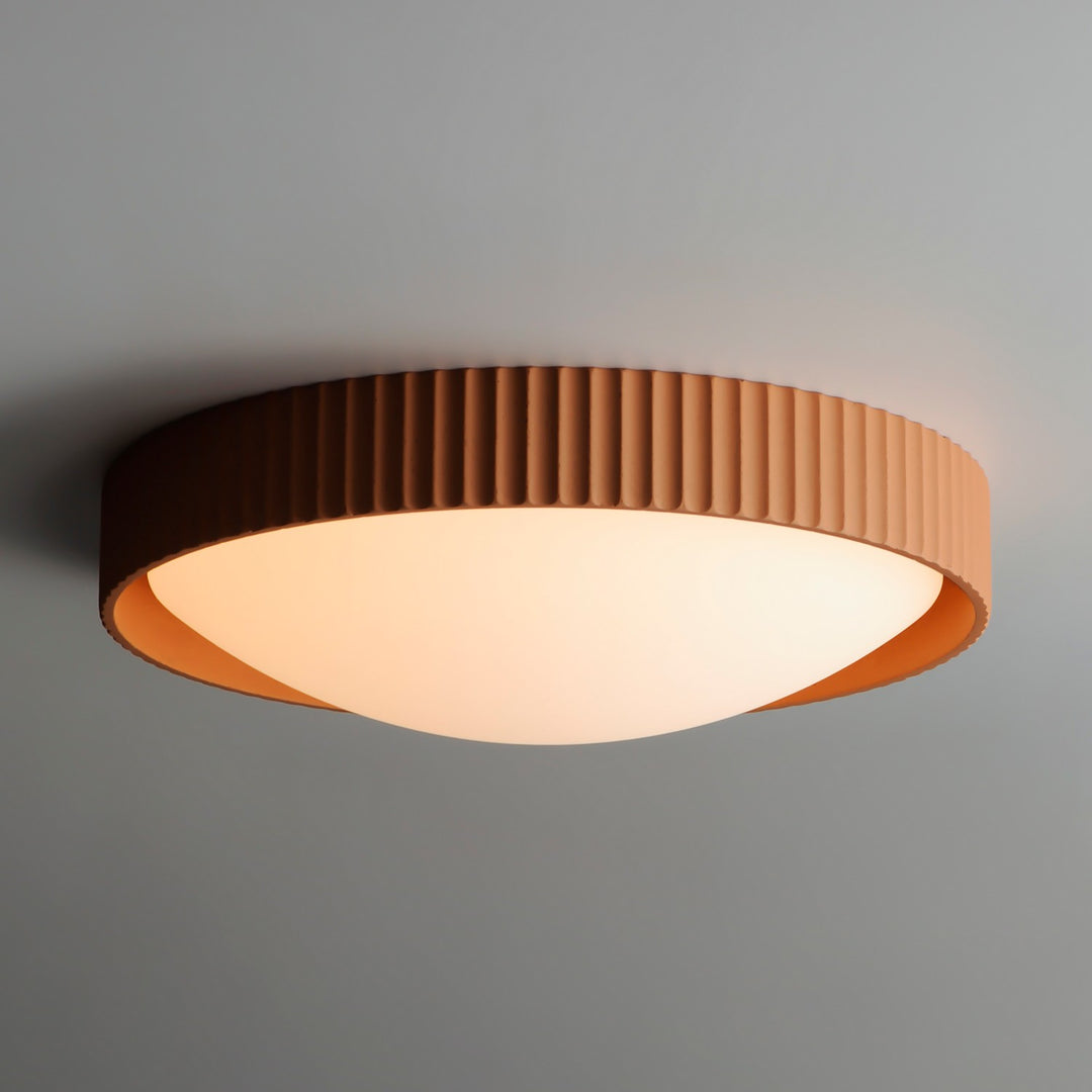 ET2 - E25058-TRC - LED Flush Mount - Souffle - Terra Cotta
