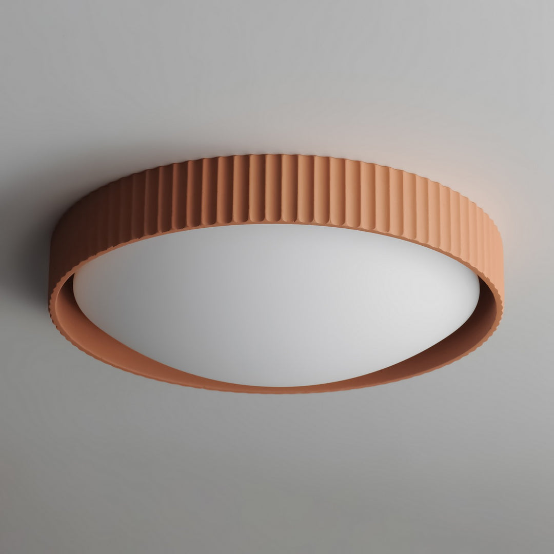 ET2 - E25058-TRC - LED Flush Mount - Souffle - Terra Cotta