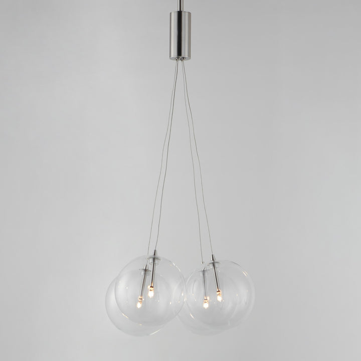 ET2 - E25084-18SN - LED Pendant - Burst - Satin Nickel