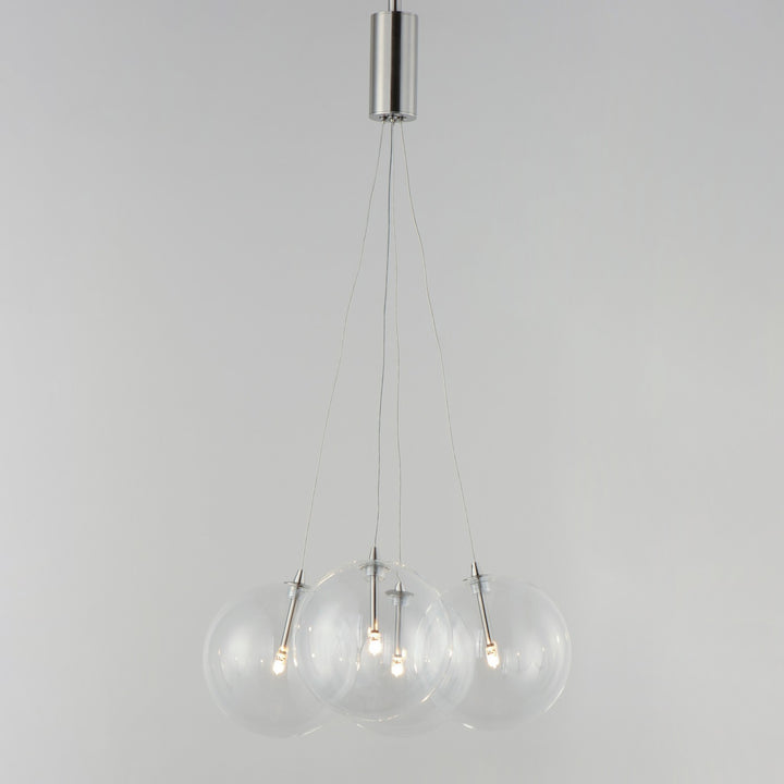 ET2 - E25084-18SN - LED Pendant - Burst - Satin Nickel