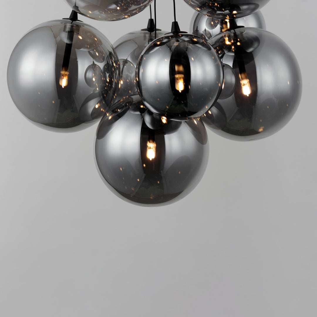 ET2 - E25087-142BK - LED Pendant - Burst - Black