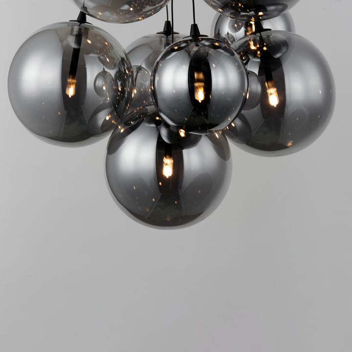 ET2 - E25087-142BK - LED Pendant - Burst - Black