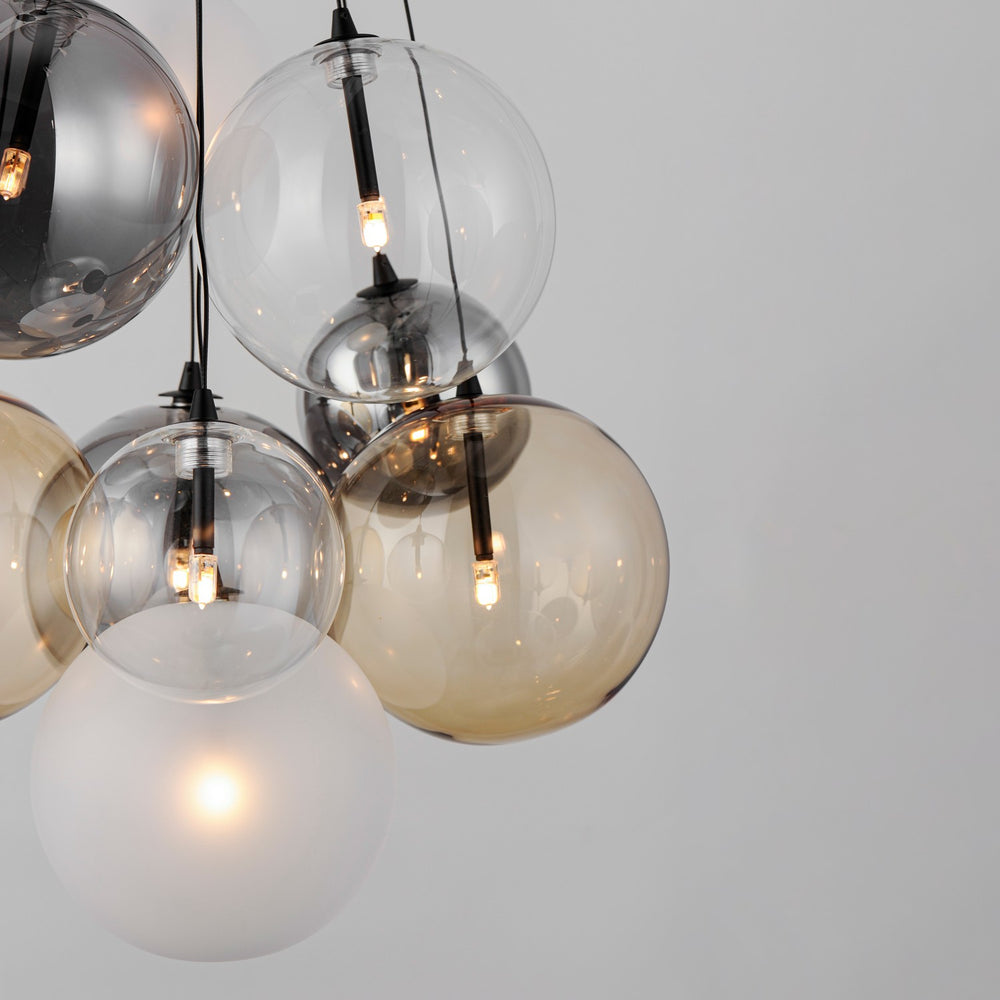 ET2 - E25087-148BK - LED Pendant - Burst - Black