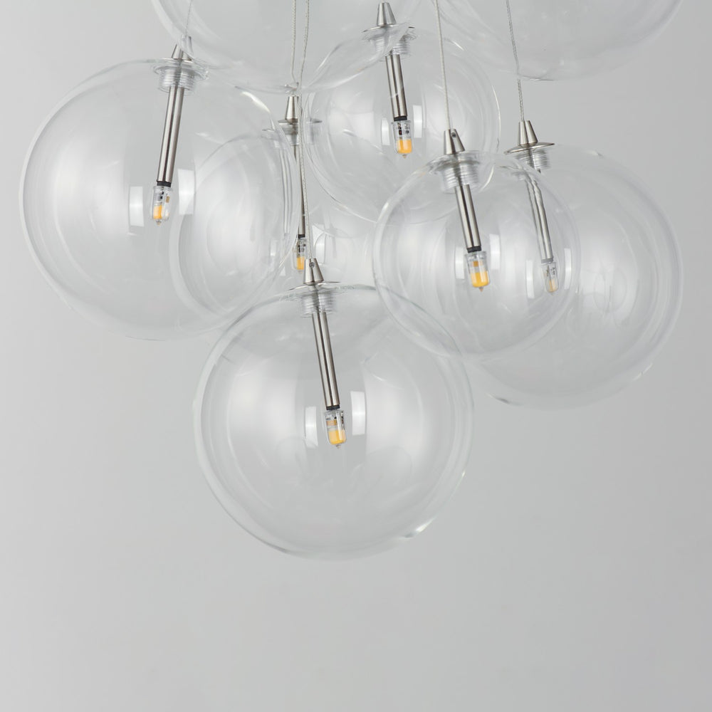 ET2 - E25087-18SN - LED Pendant - Burst - Satin Nickel