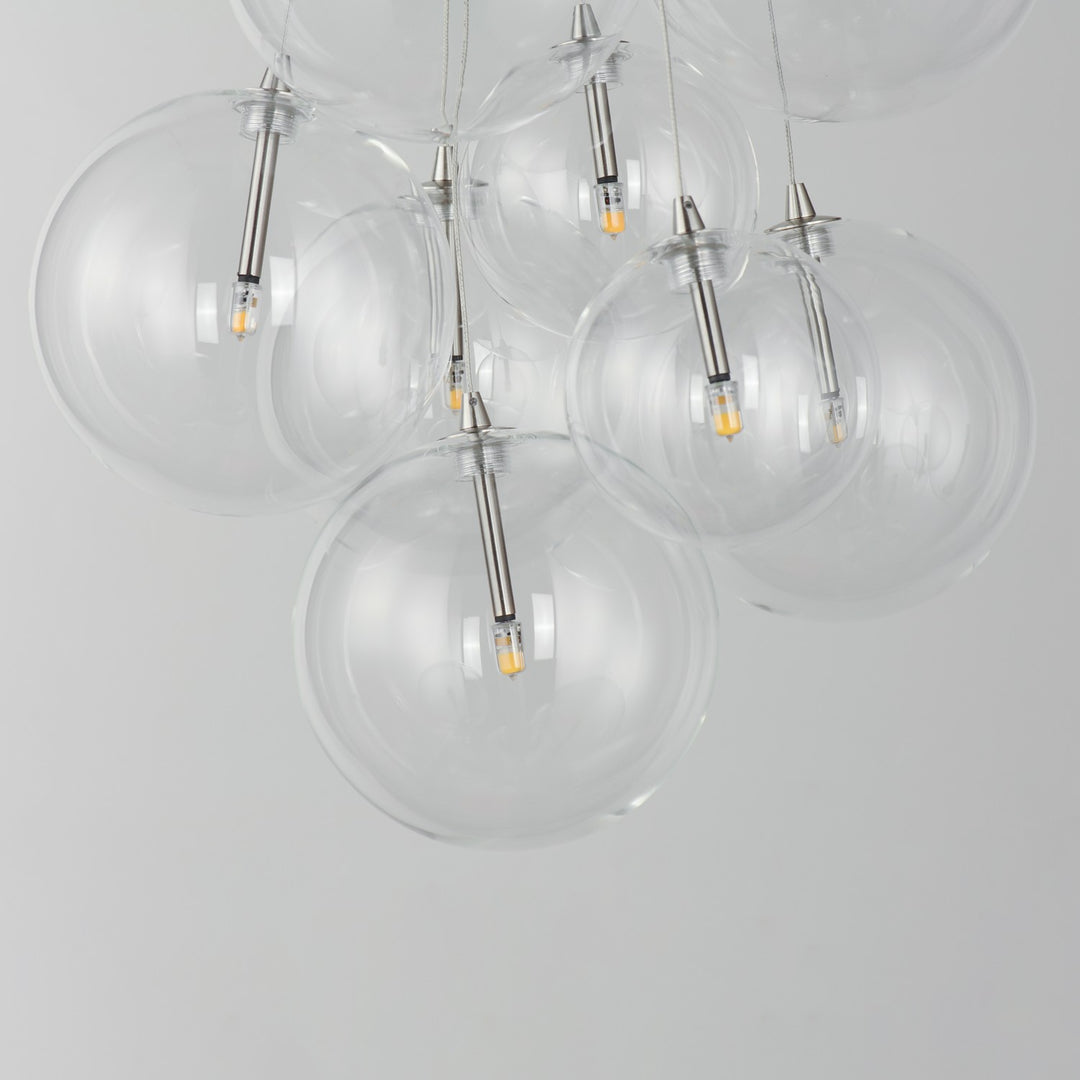 ET2 - E25087-18SN - LED Pendant - Burst - Satin Nickel