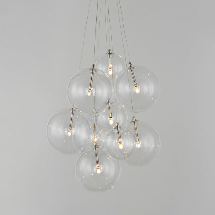 ET2 - E25087-18SN - LED Pendant - Burst - Satin Nickel