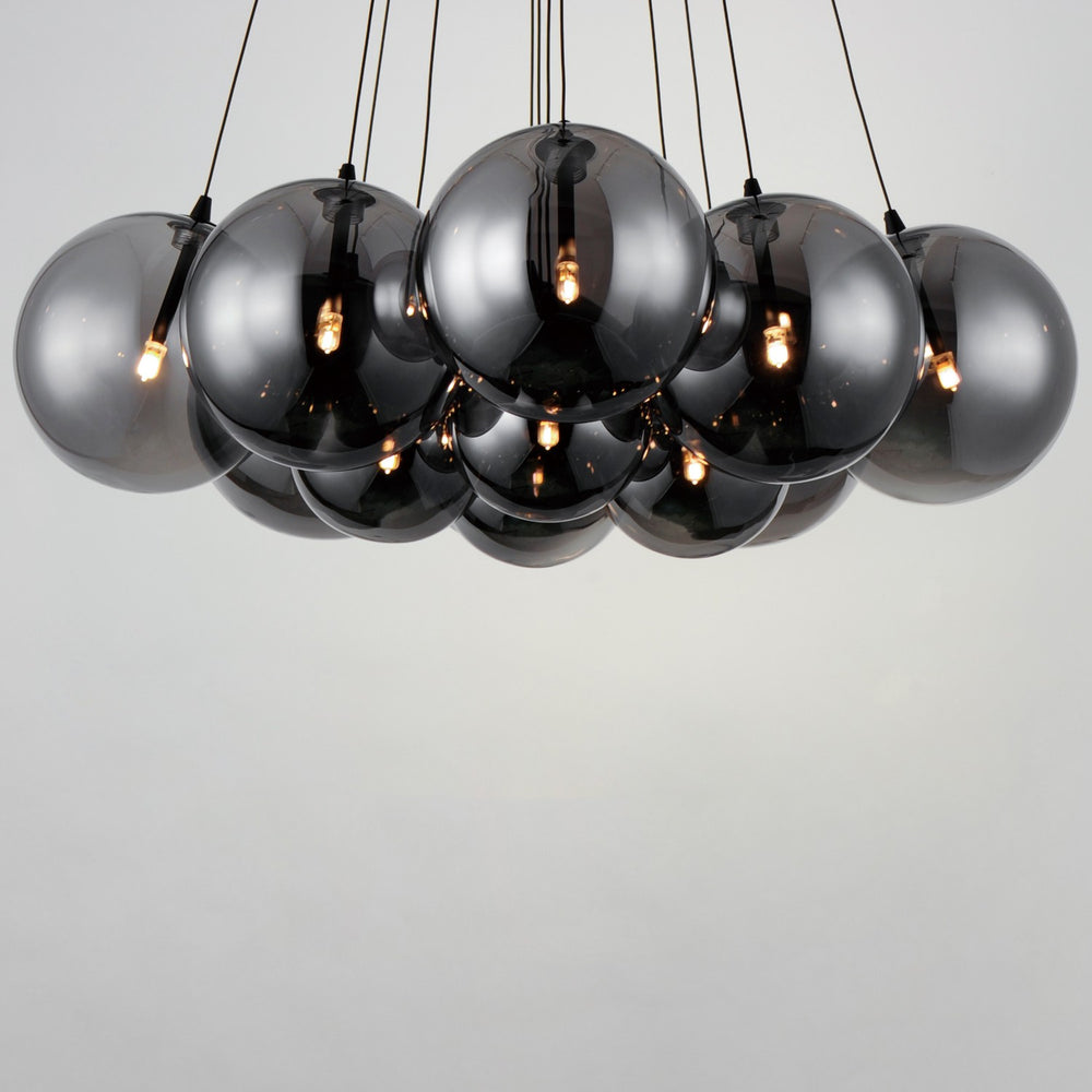 ET2 - E25089-142BK - LED Pendant - Burst - Black