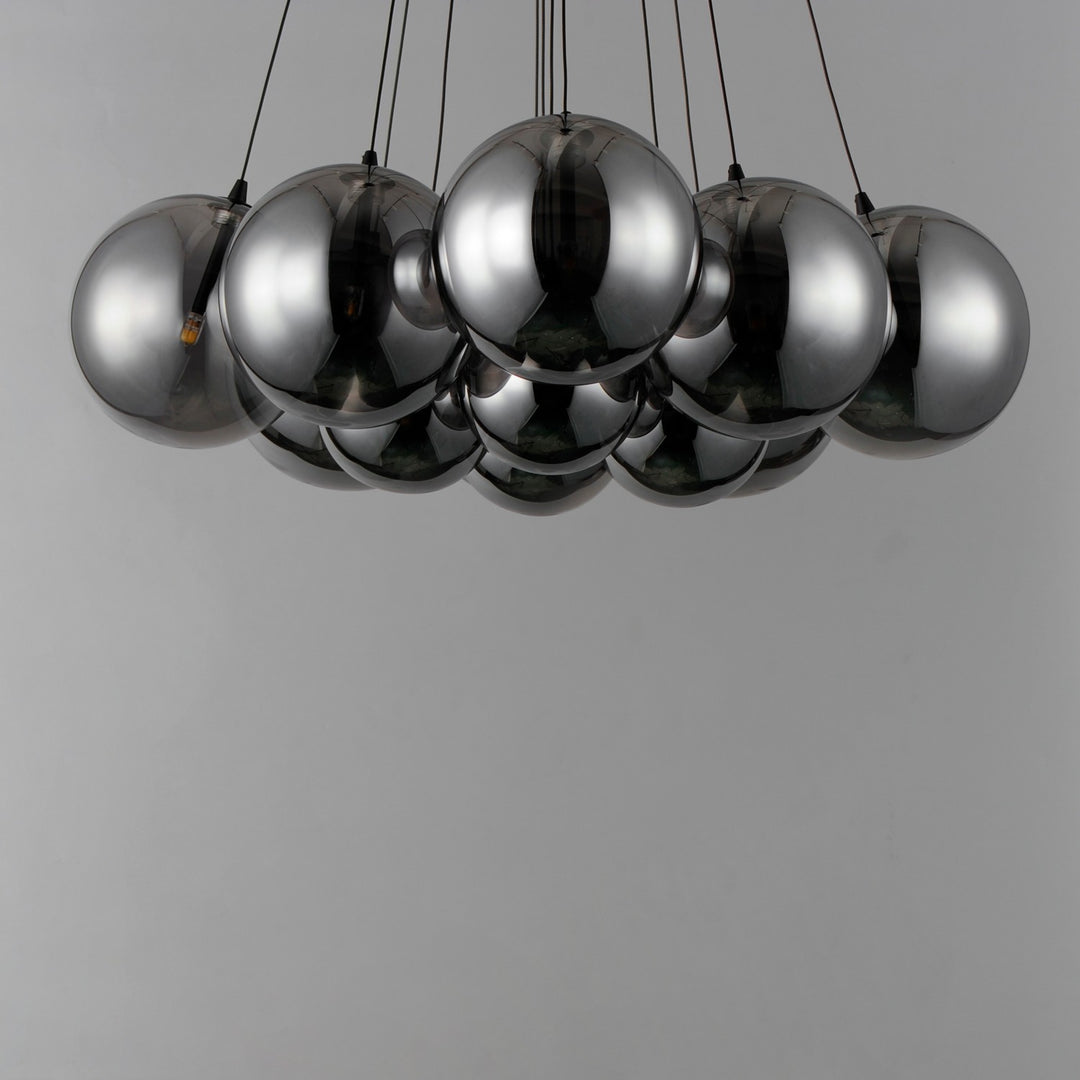 ET2 - E25089-142BK - LED Pendant - Burst - Black