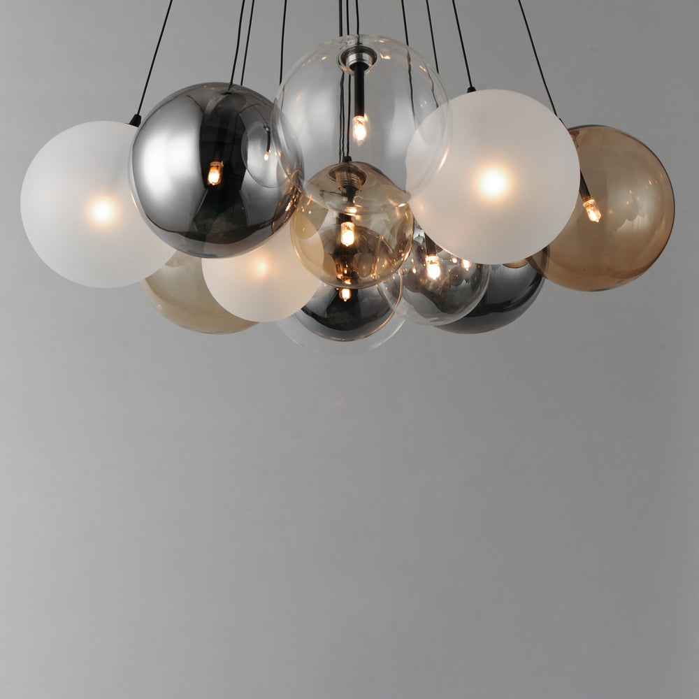 ET2 - E25089-148BK - LED Pendant - Burst - Black