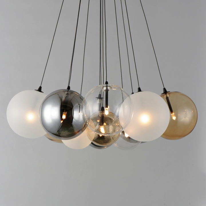 ET2 - E25089-148BK - LED Pendant - Burst - Black
