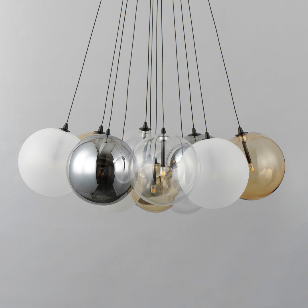 ET2 - E25089-148BK - LED Pendant - Burst - Black