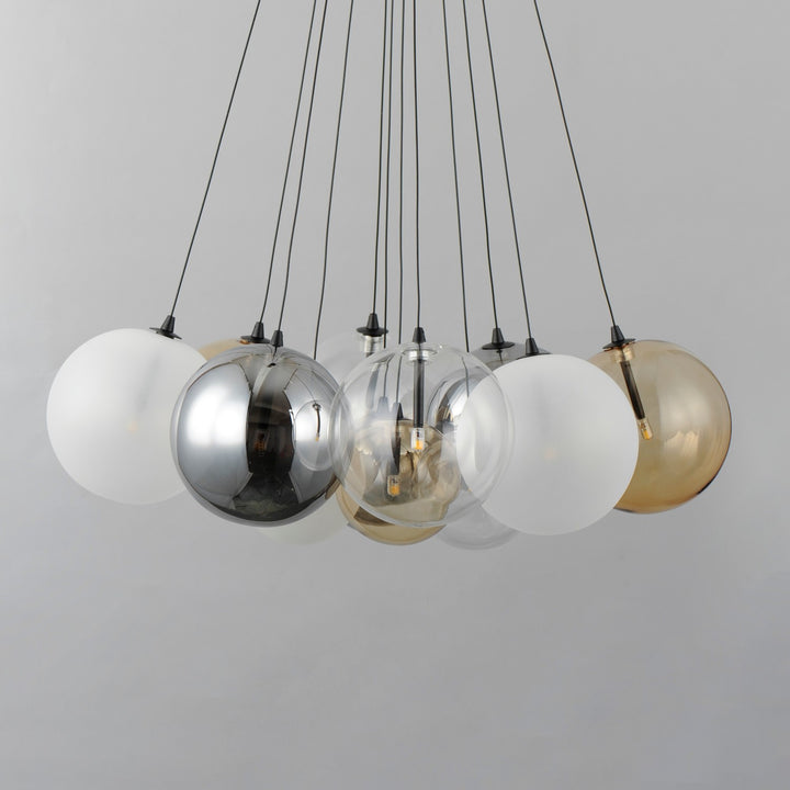 ET2 - E25089-148BK - LED Pendant - Burst - Black