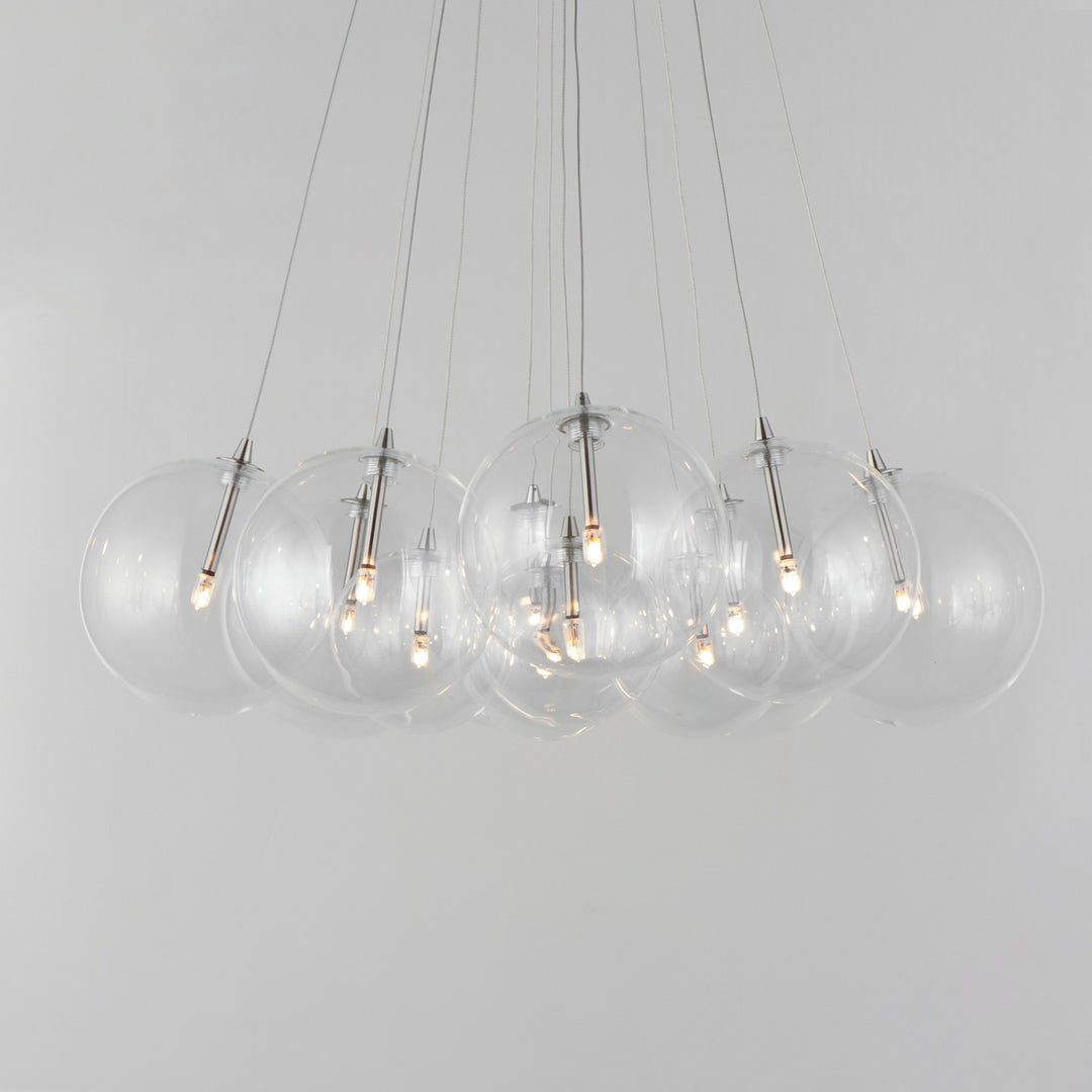 ET2 - E25089-18SN - LED Pendant - Burst - Satin Nickel