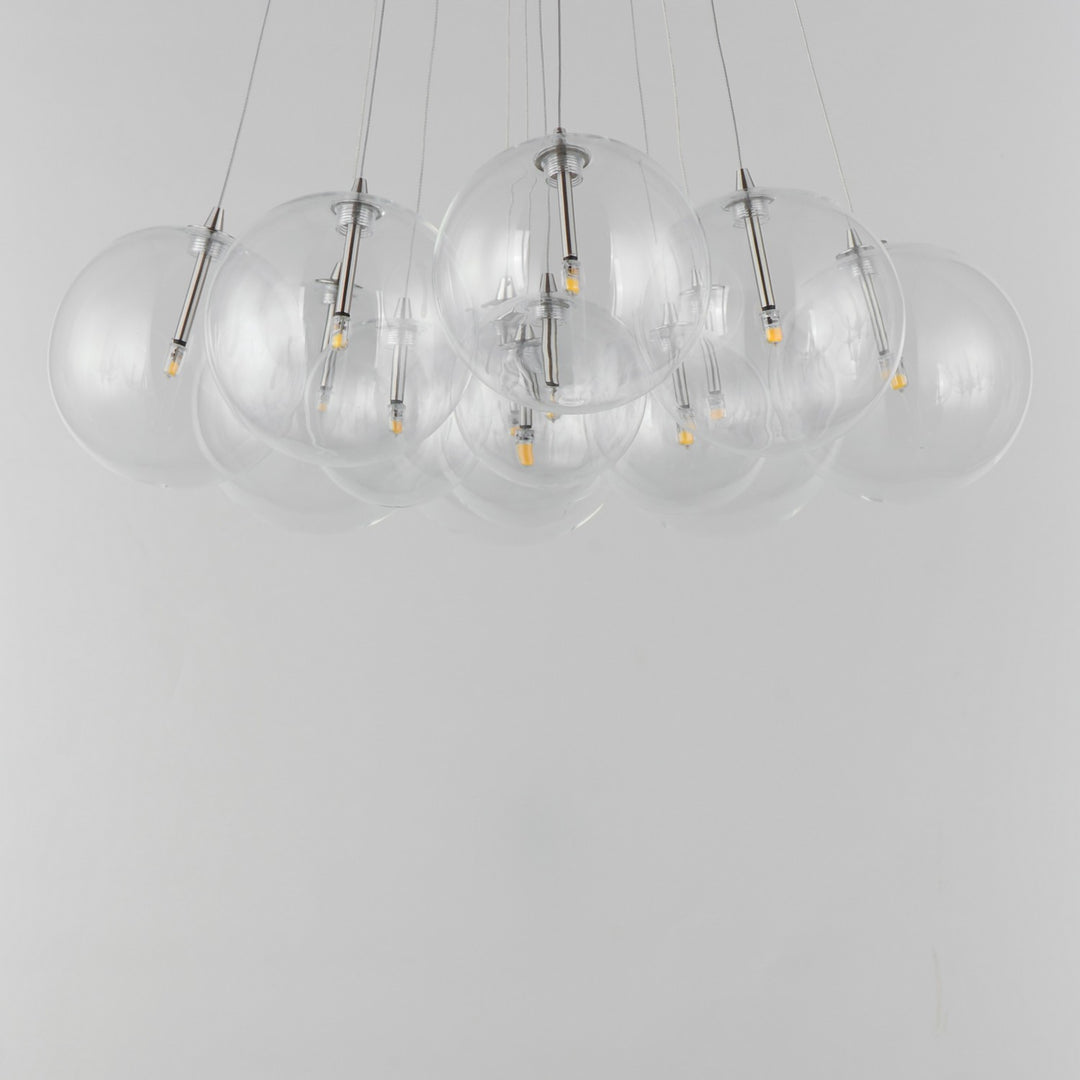 ET2 - E25089-18SN - LED Pendant - Burst - Satin Nickel