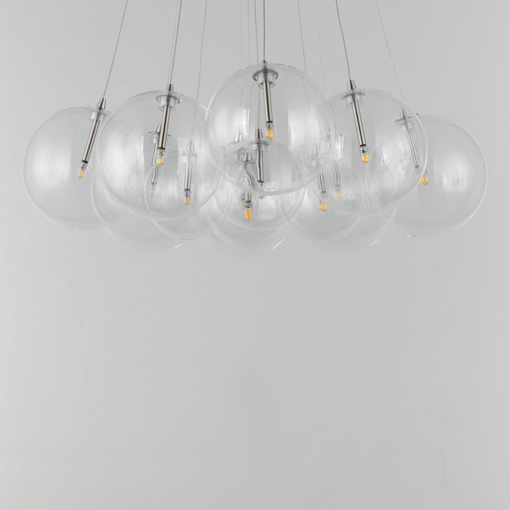 ET2 - E25089-18SN - LED Pendant - Burst - Satin Nickel