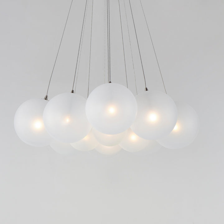 ET2 - E25089-54SN - LED Pendant - Burst - Satin Nickel
