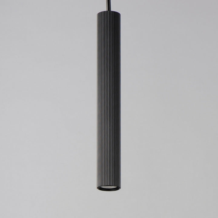 ET2 - E11012-BK - LED Pendant - Reeds - Black
