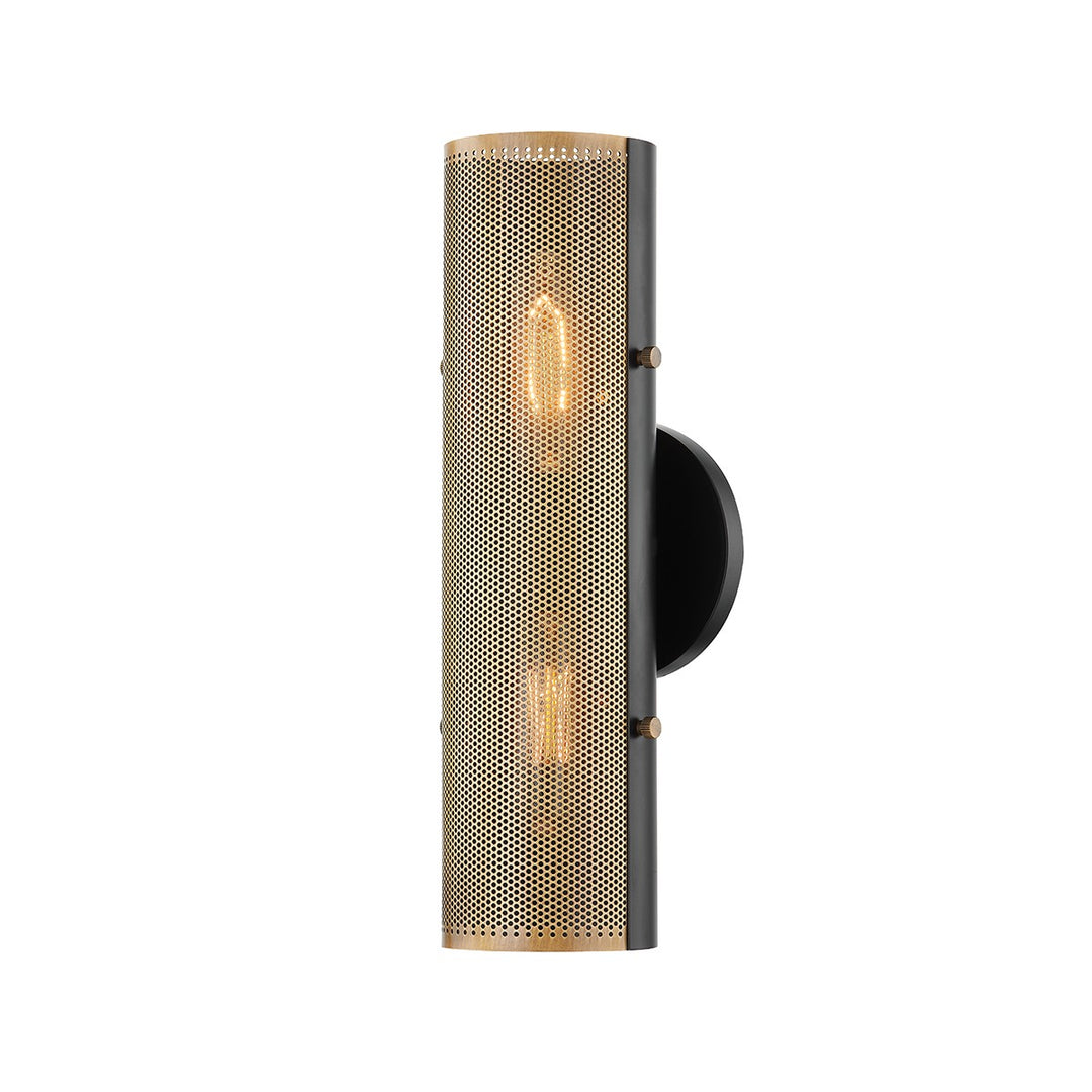 Troy Lighting Canada - B5613-PBR/SBK - Two Light Wall Sconce - Mikka - Patina Brass