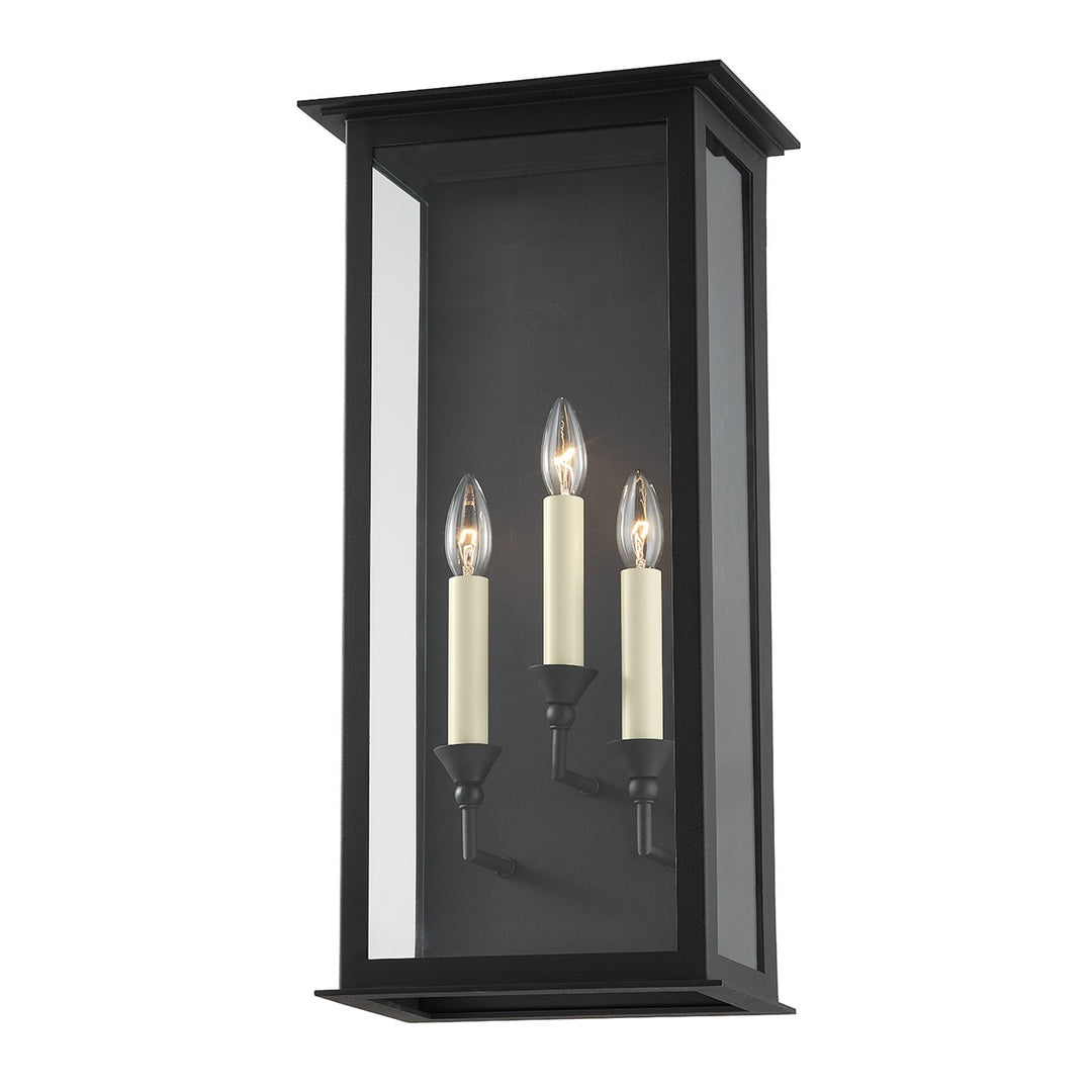 Troy Lighting Canada - B6993-TBK - Three Light Outdoor Wall Sconce - Chauncey - Texture Black