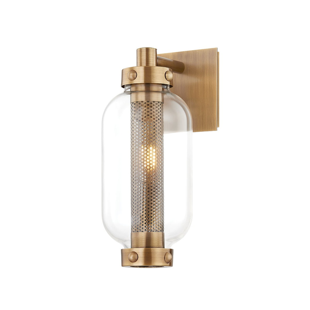 Troy Lighting Canada - B7034-PBR - One Light Outdoor Wall Sconce - Atwater - Patina Brass