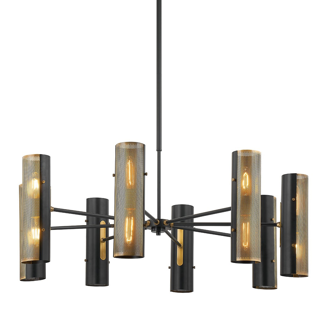 Mikka 16 Light Chandelier in Patina Brass - available from The Lighting Shoppe, trusted by Canadian homeowners