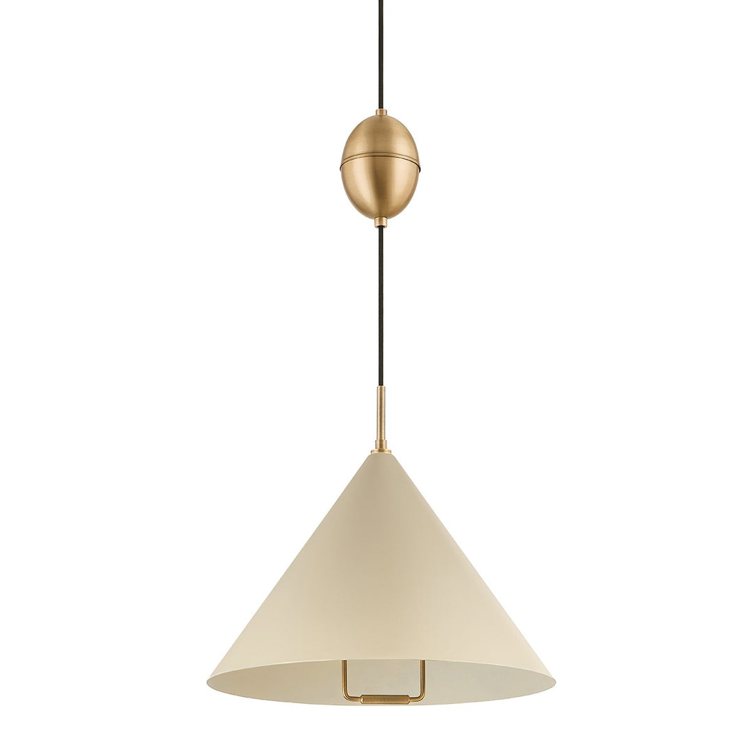 Fontana One Light Pendant in Patina Brass - available from The Lighting Shoppe, trusted by Canadian homeowners