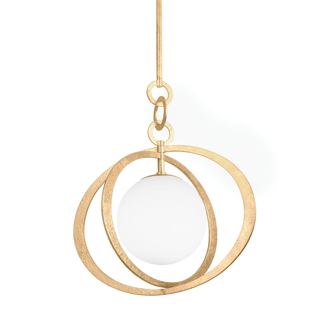 Olancha One Light Pendant in Vintage Gold Leaf - available from The Lighting Shoppe, trusted by Canadian homeowners