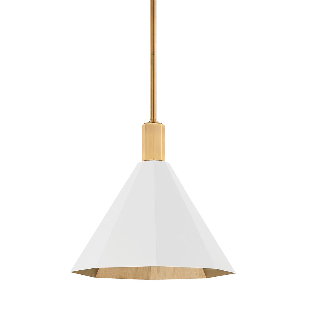 Huntley One Light Pendant in Patina Brass - available from The Lighting Shoppe, trusted by Canadian homeowners