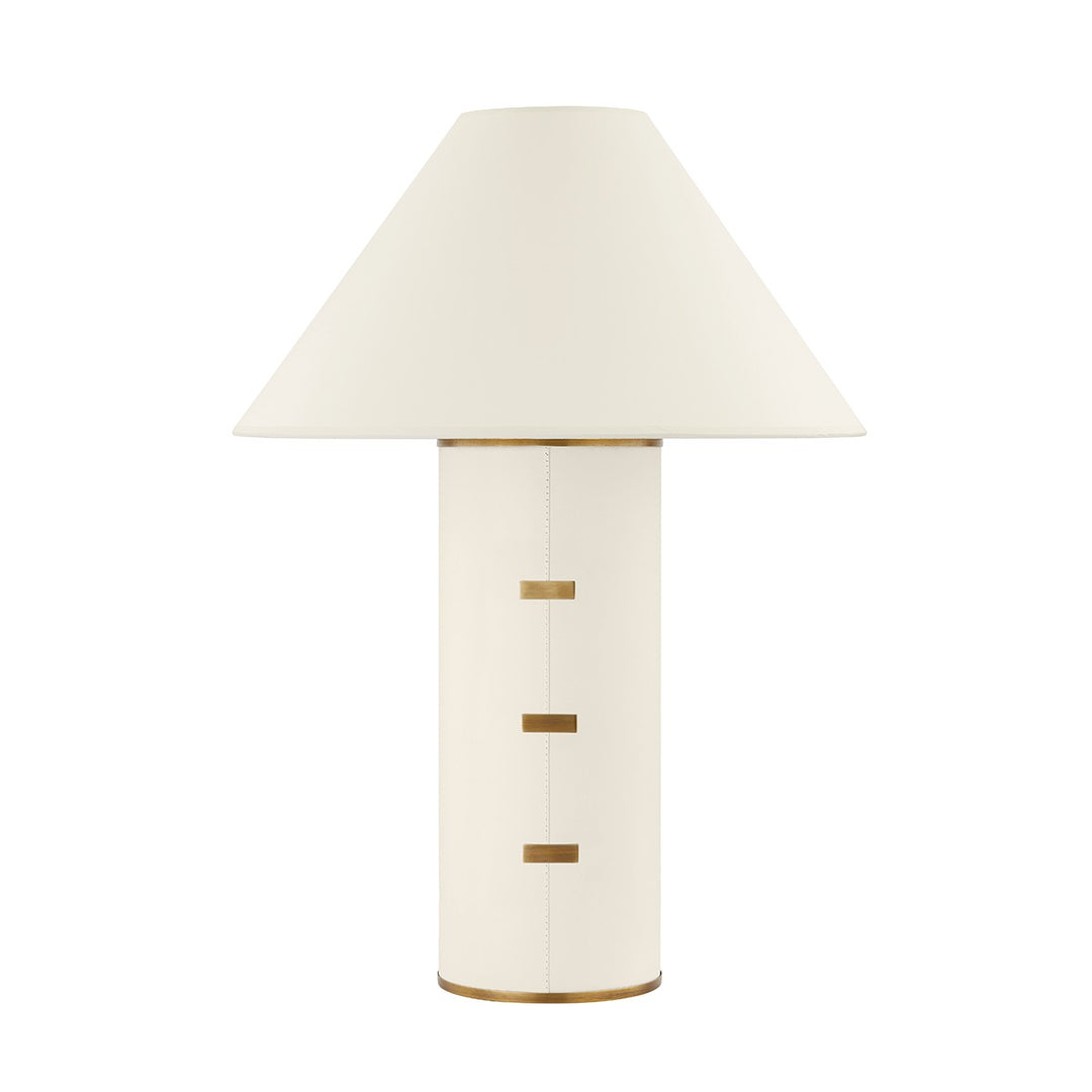 Bond One Light Table Lamp in Patina Brass - available from The Lighting Shoppe, trusted by Canadian homeowners