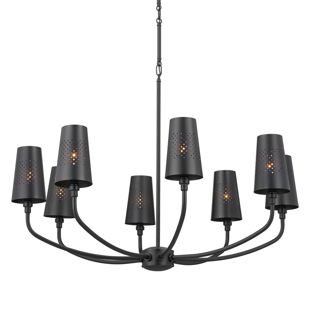 Kichler Canada - 52509BK - Eight Light Chandelier - Adeena - Black