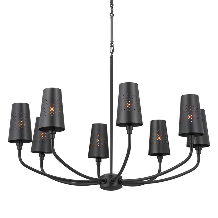 Kichler Canada - 52509BK - Eight Light Chandelier - Adeena - Black