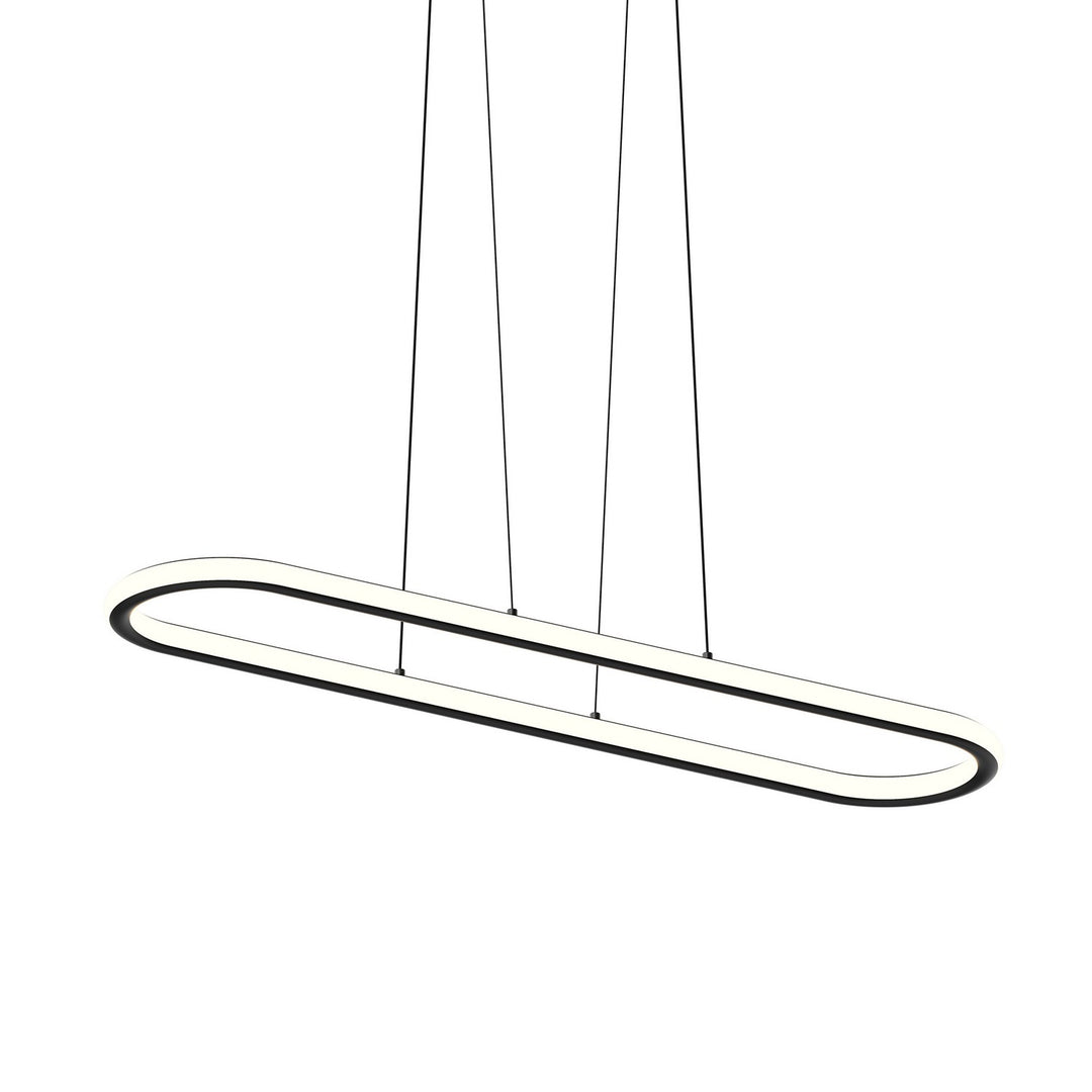 Luna LED Pendant in Satin Black - available from The Lighting Shoppe, trusted by Canadian homeowners
