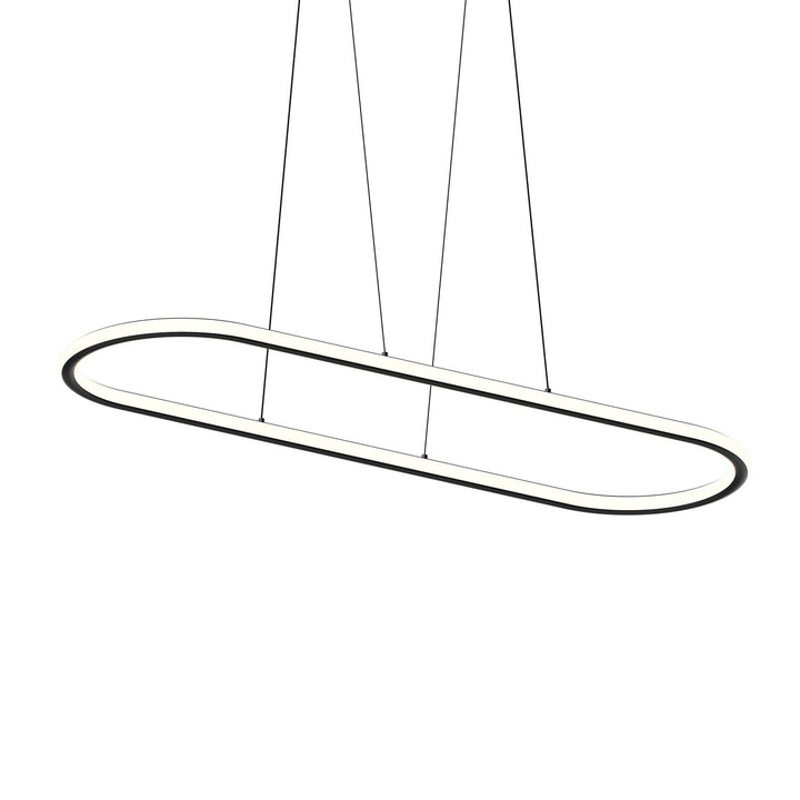 Luna LED Pendant in Satin Black - available from The Lighting Shoppe, trusted by Canadian homeowners