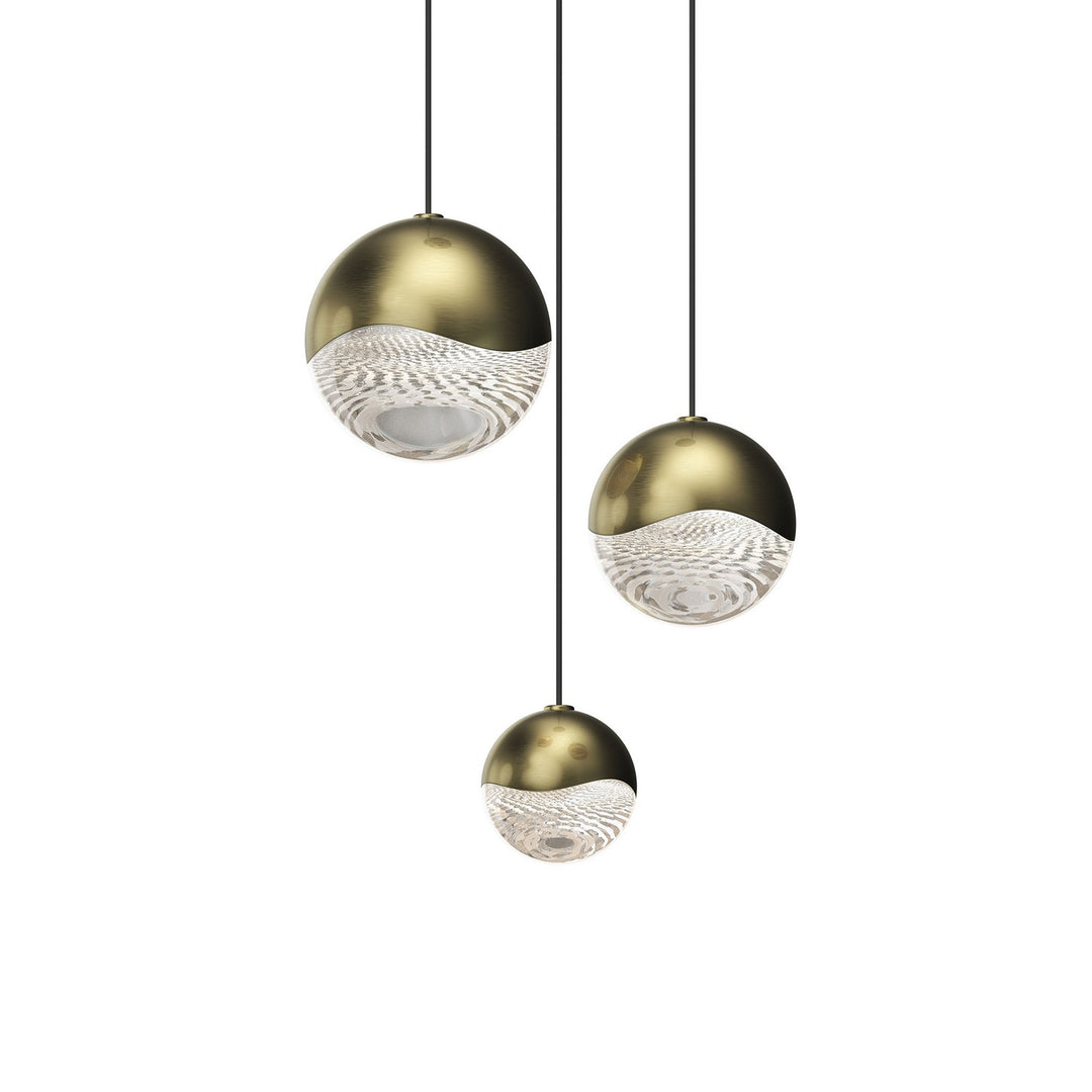Sonneman - 2914.14-AST - LED Pendant - Grapes - Brass