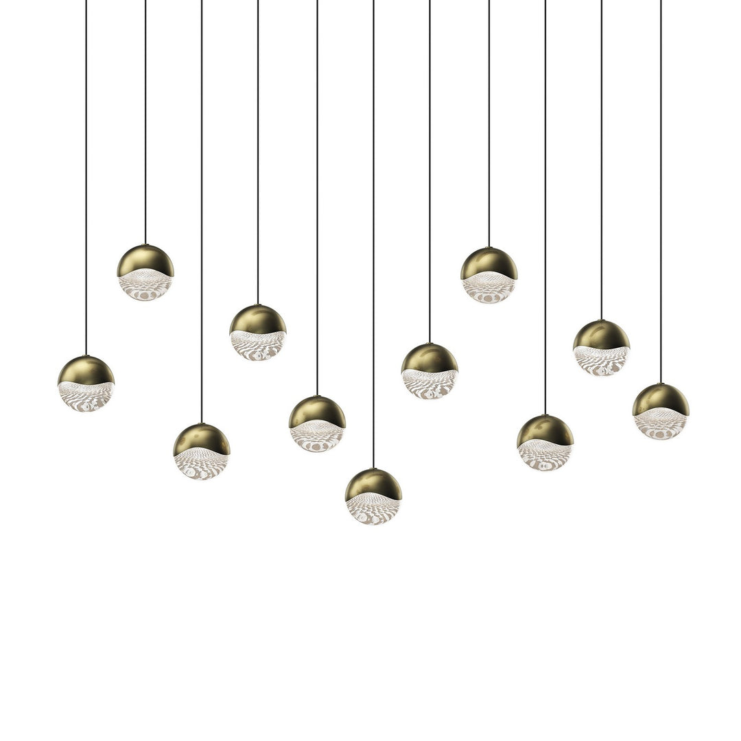 Sonneman - 2922.14-MED - LED Pendant - Grapes - Brass