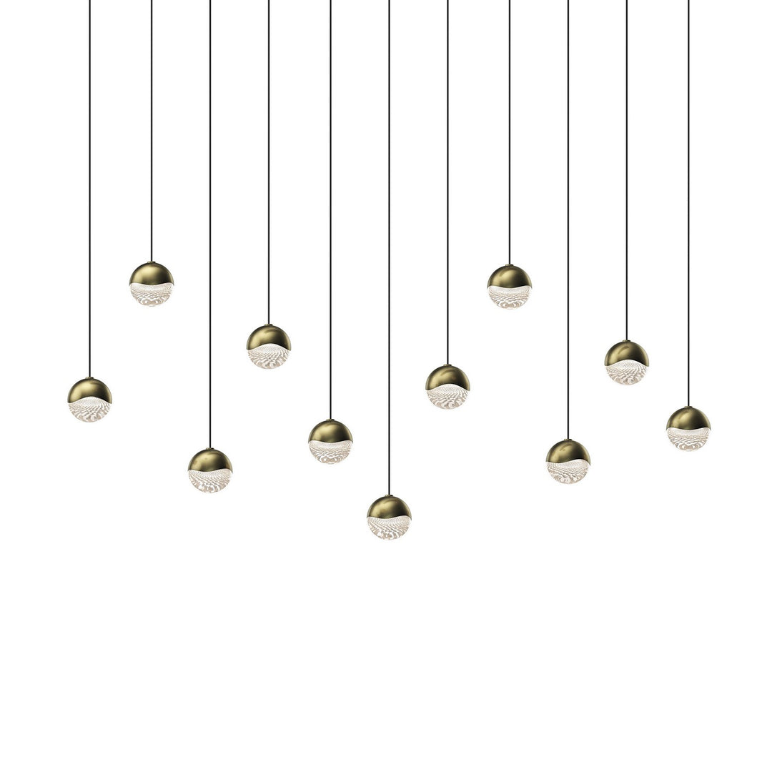 Sonneman - 2922.14-SML - LED Pendant - Grapes - Brass