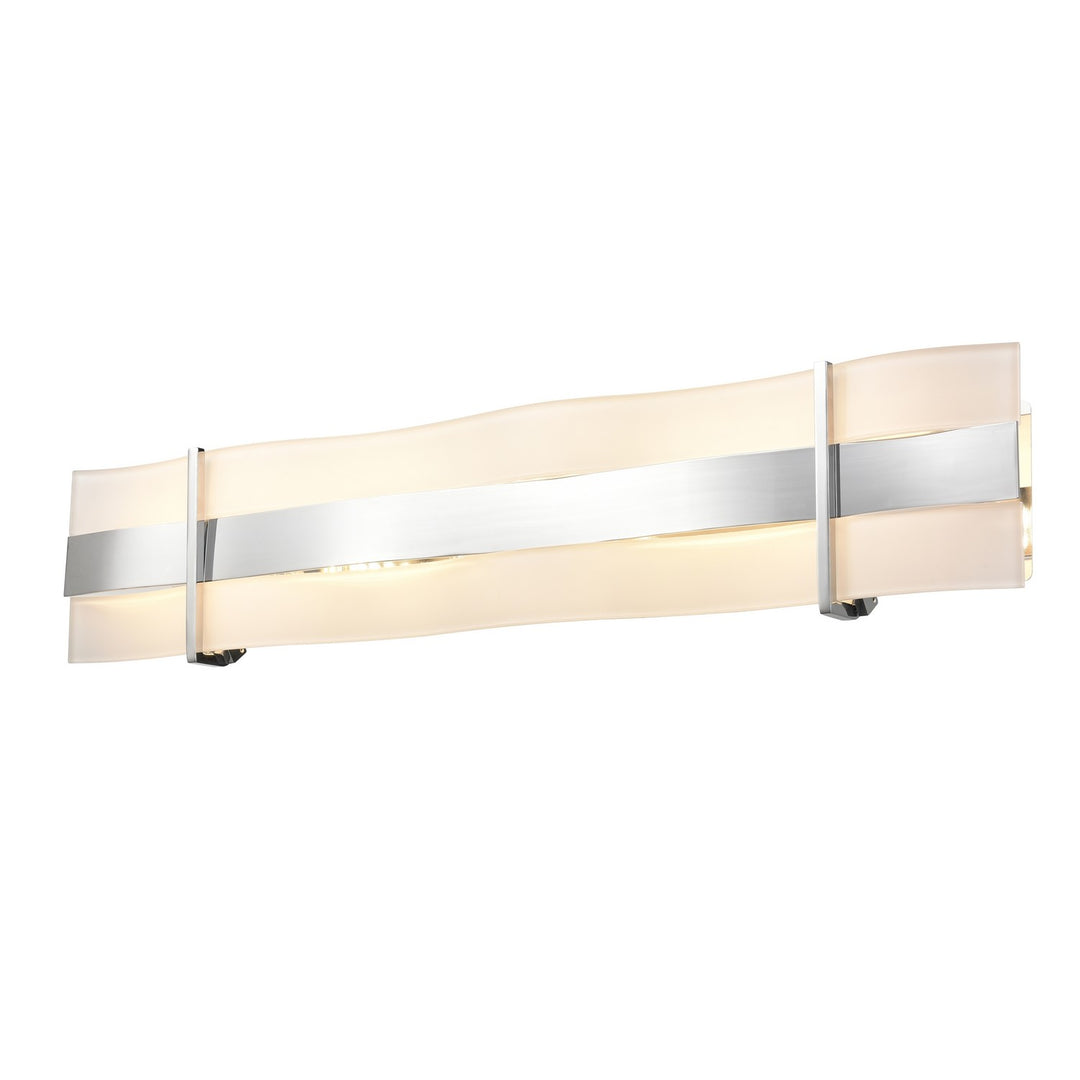 DVI Canada - DVP15794CH-SSW - LED Vanity - Tides Cct - Chrome w/Silk Screened White Glass